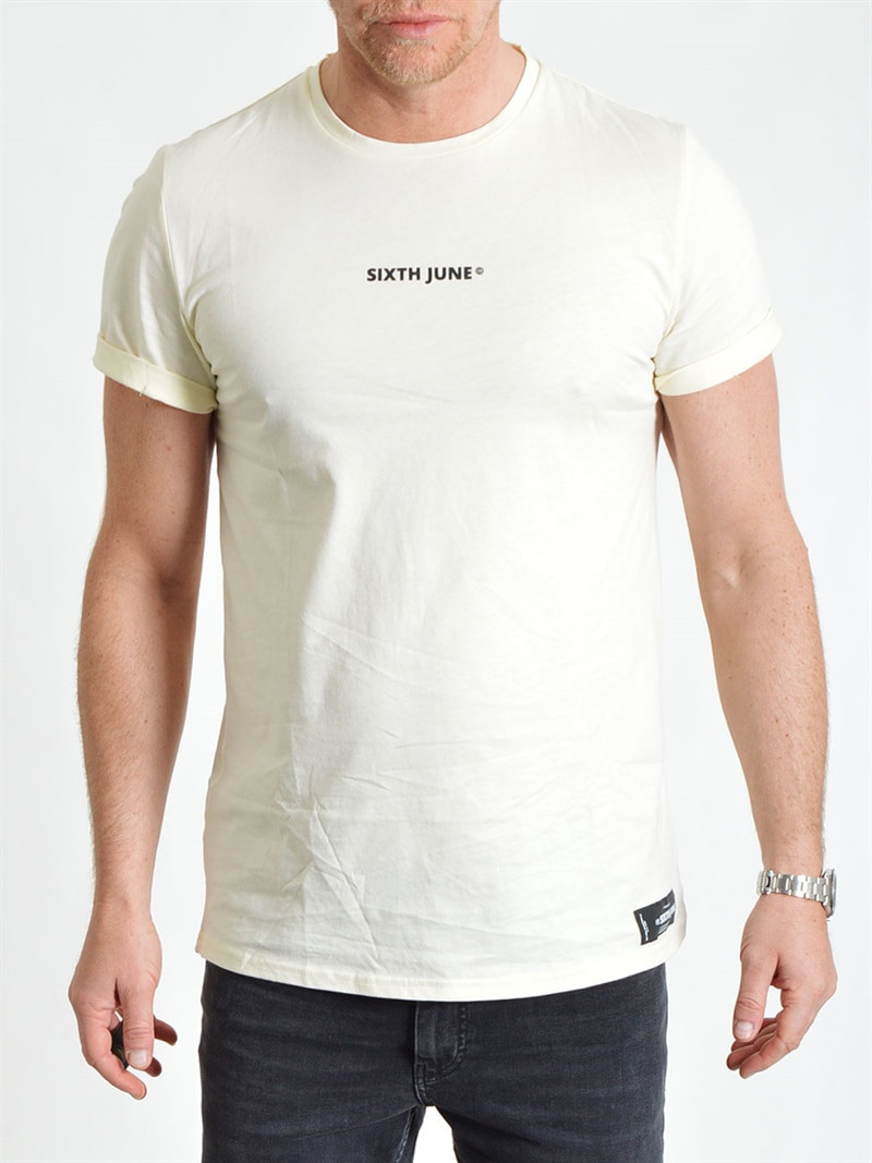 Waves Tee Beige