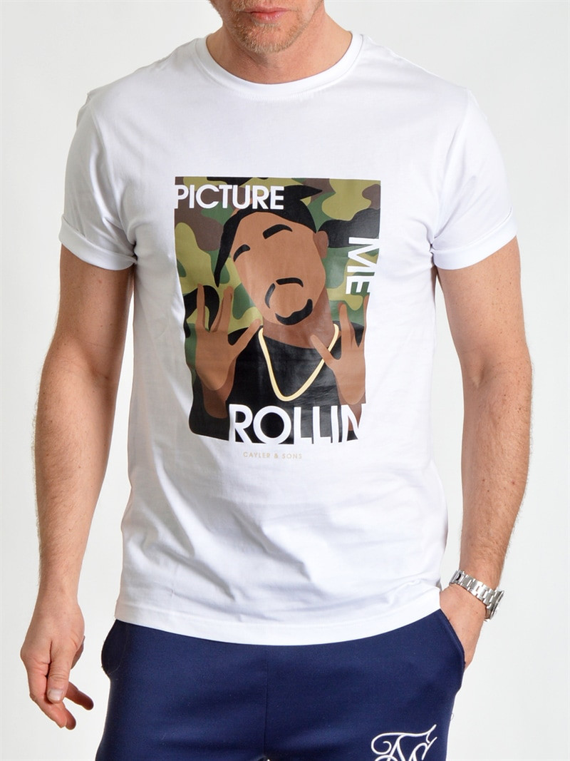 Me Rollin Tee White