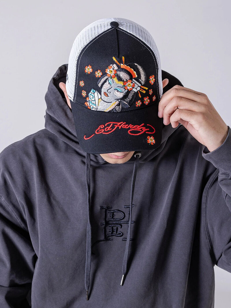 Tokyo Geisha Trucker Black
