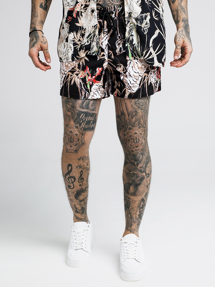 Black Lion Swim Shorts