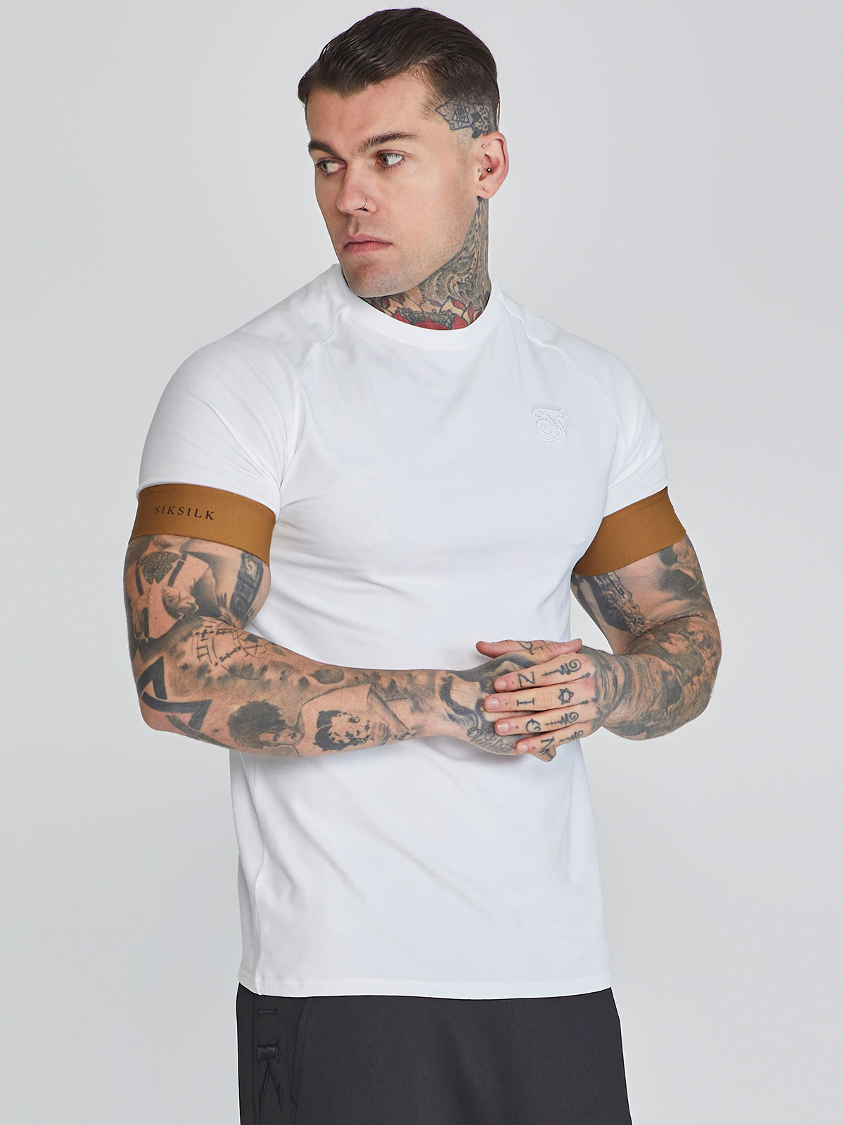 Cuff Tech Tee White