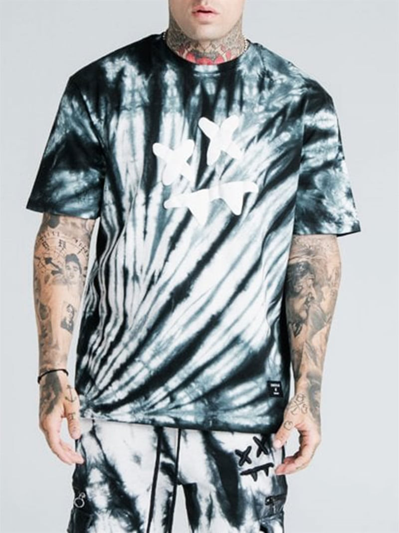 SA Essential Tee Black/White Tie Dye