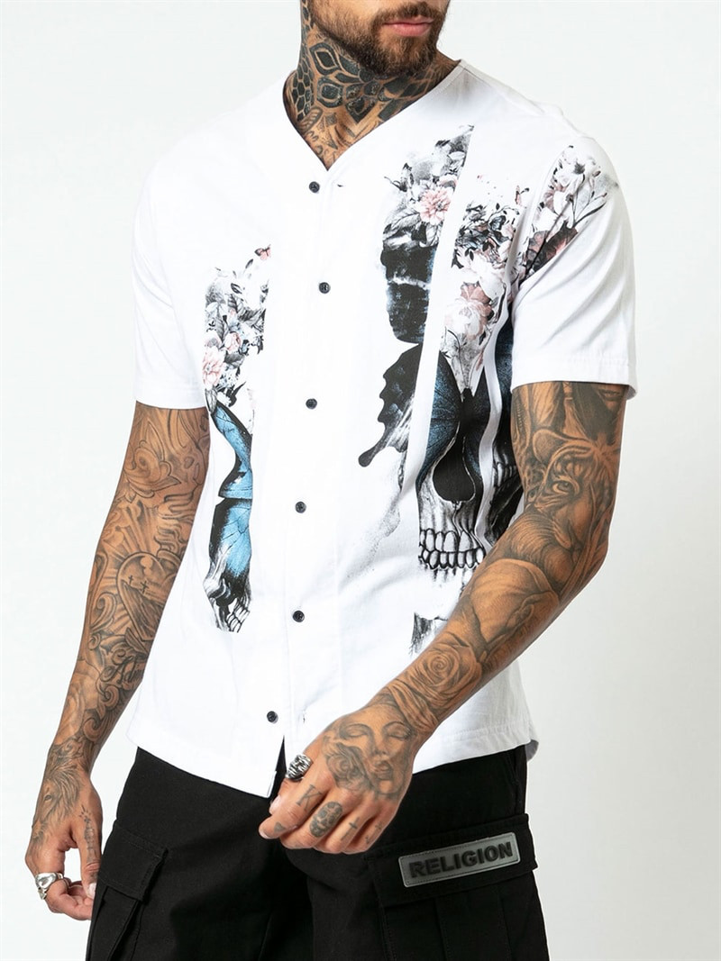 Butterfly Jersey White