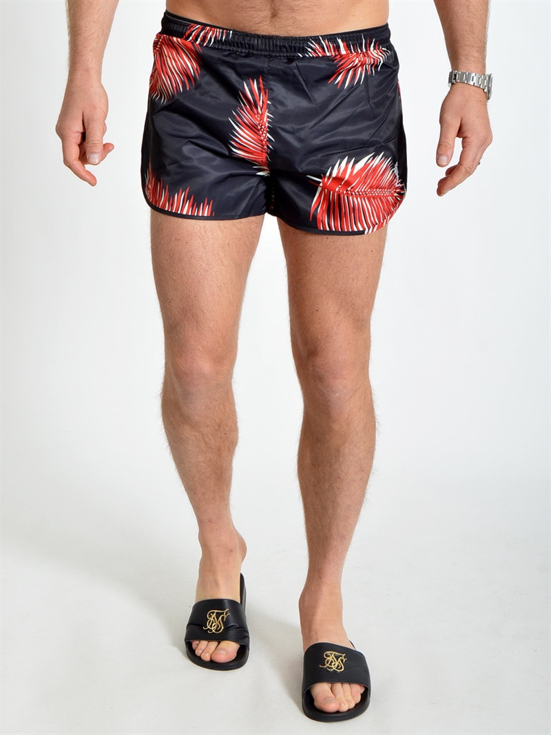 Red Palm Swimshorts