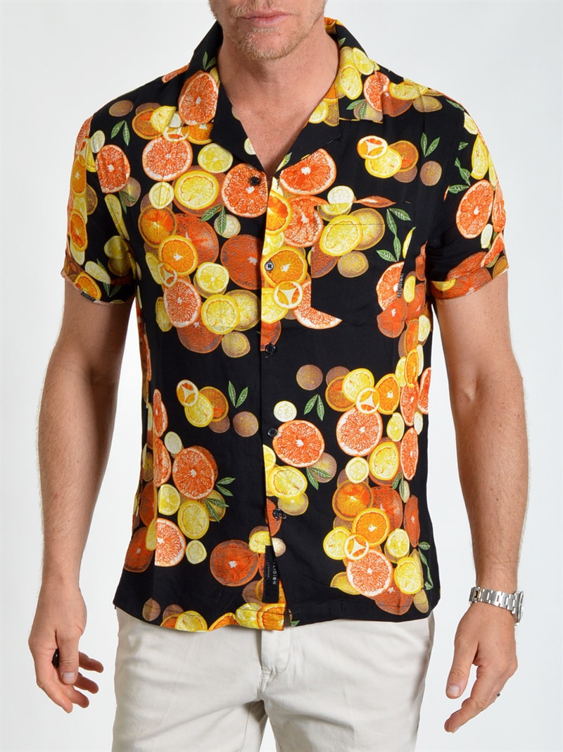 Citrus Resort Shirt Black