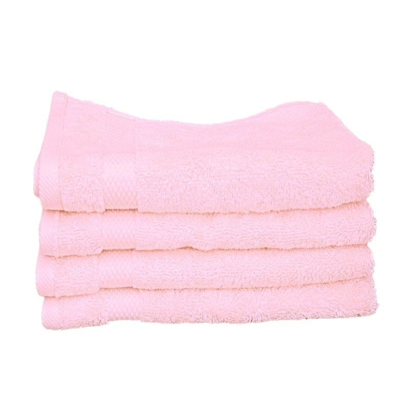 Guest Towels (30x50cm) - Pack of 4 - Pink