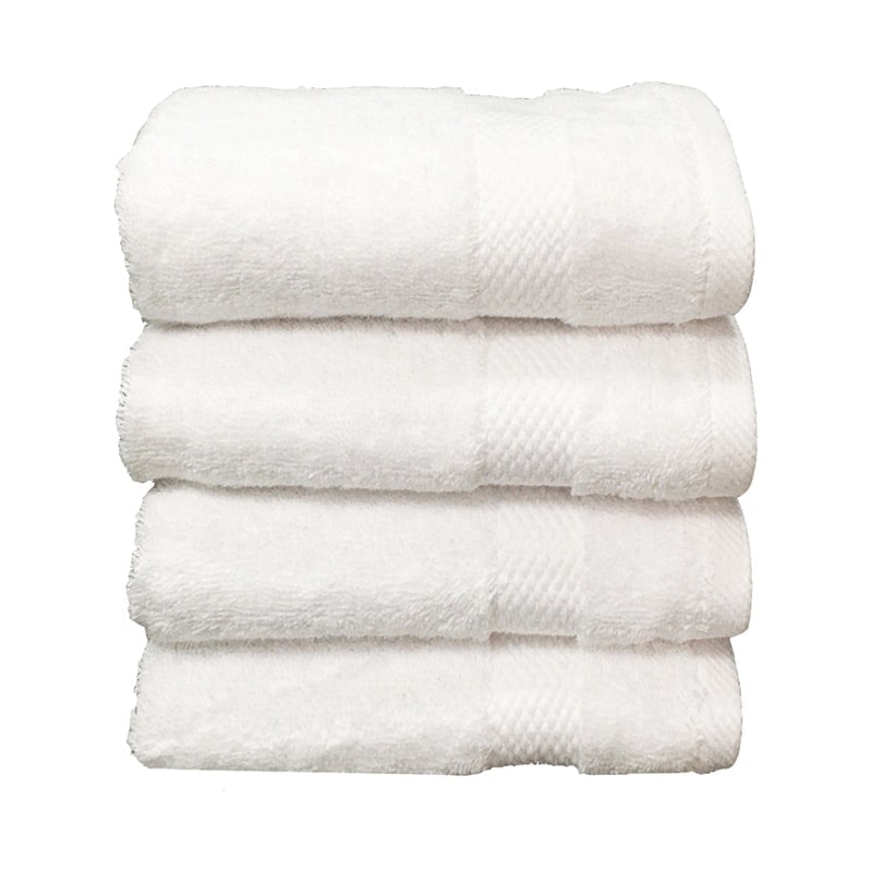 Guest Towels (30x50cm) - Pack of 4 - White