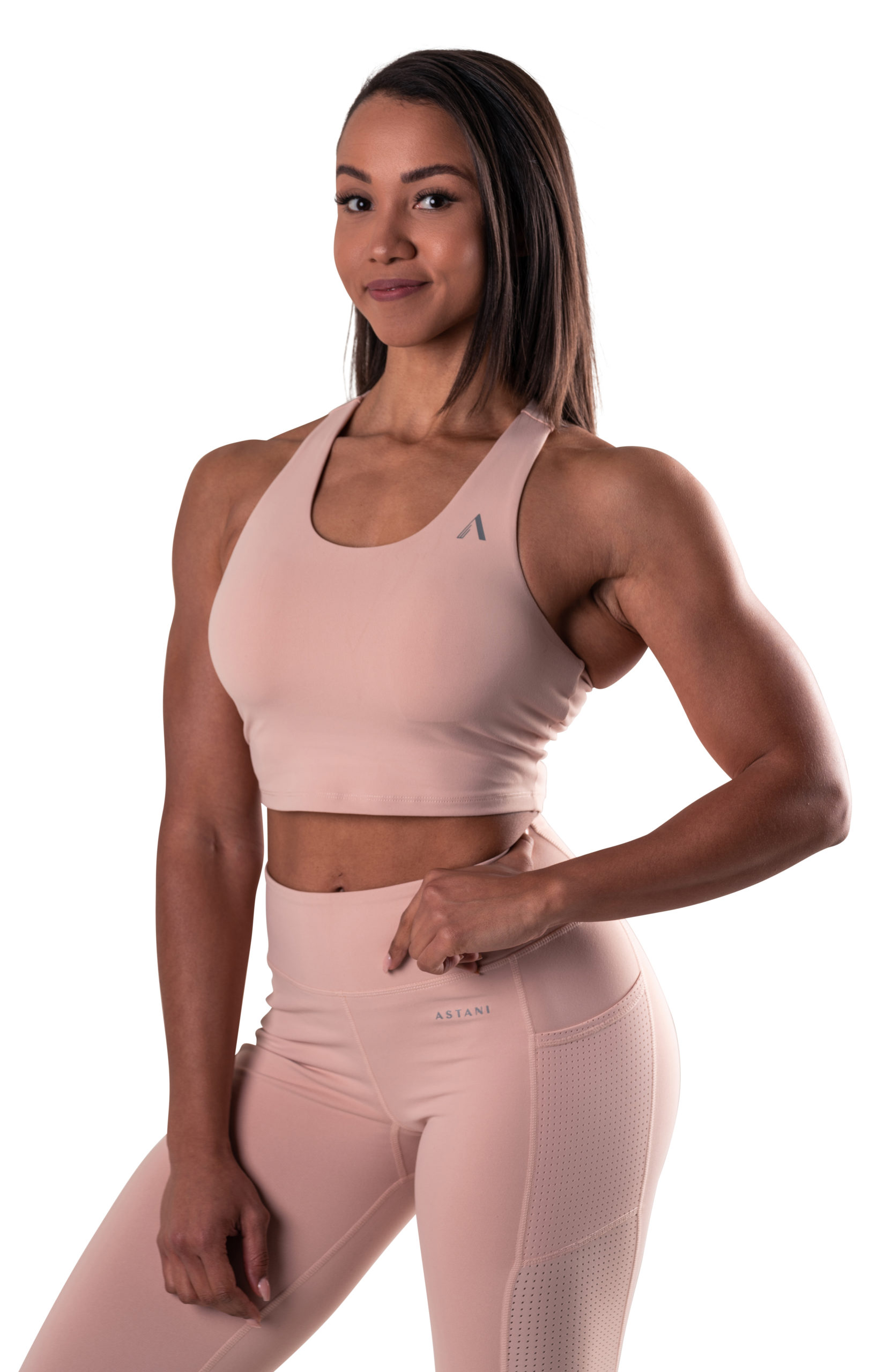 ELEGANCE Crop Top Beige - XS