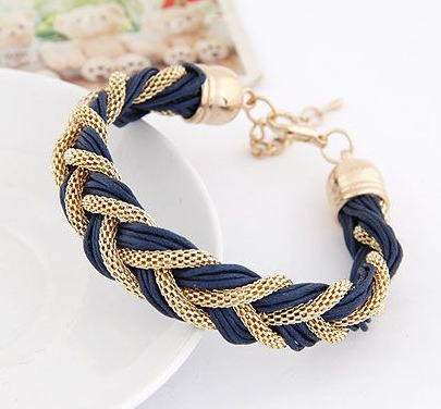 Armband Blå/Guld
