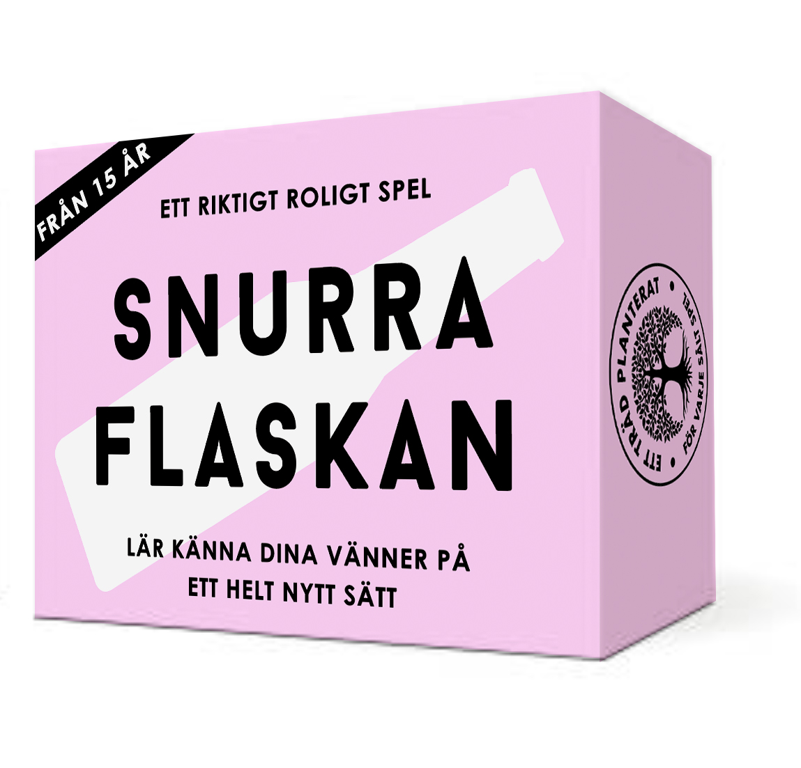 Snurra flaskan -Spel i liten bekväm ask