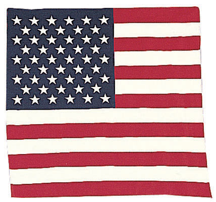 Bandana  -Snusnäsduk US flag