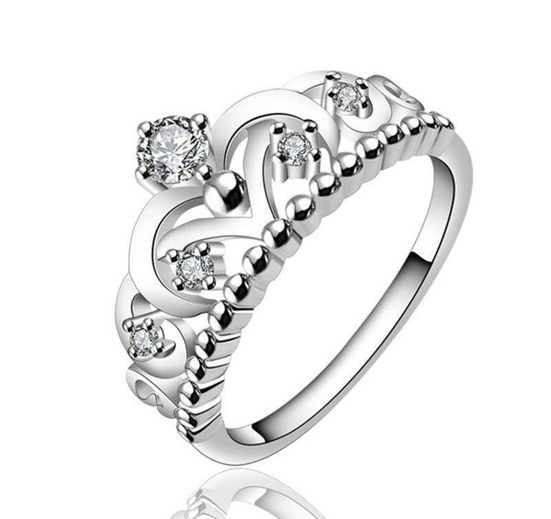 Ring med Cubic Zirconia samt i 925 Sterling Silverplätering
