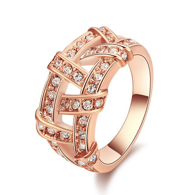 Ring i 18K Roséguldplätering