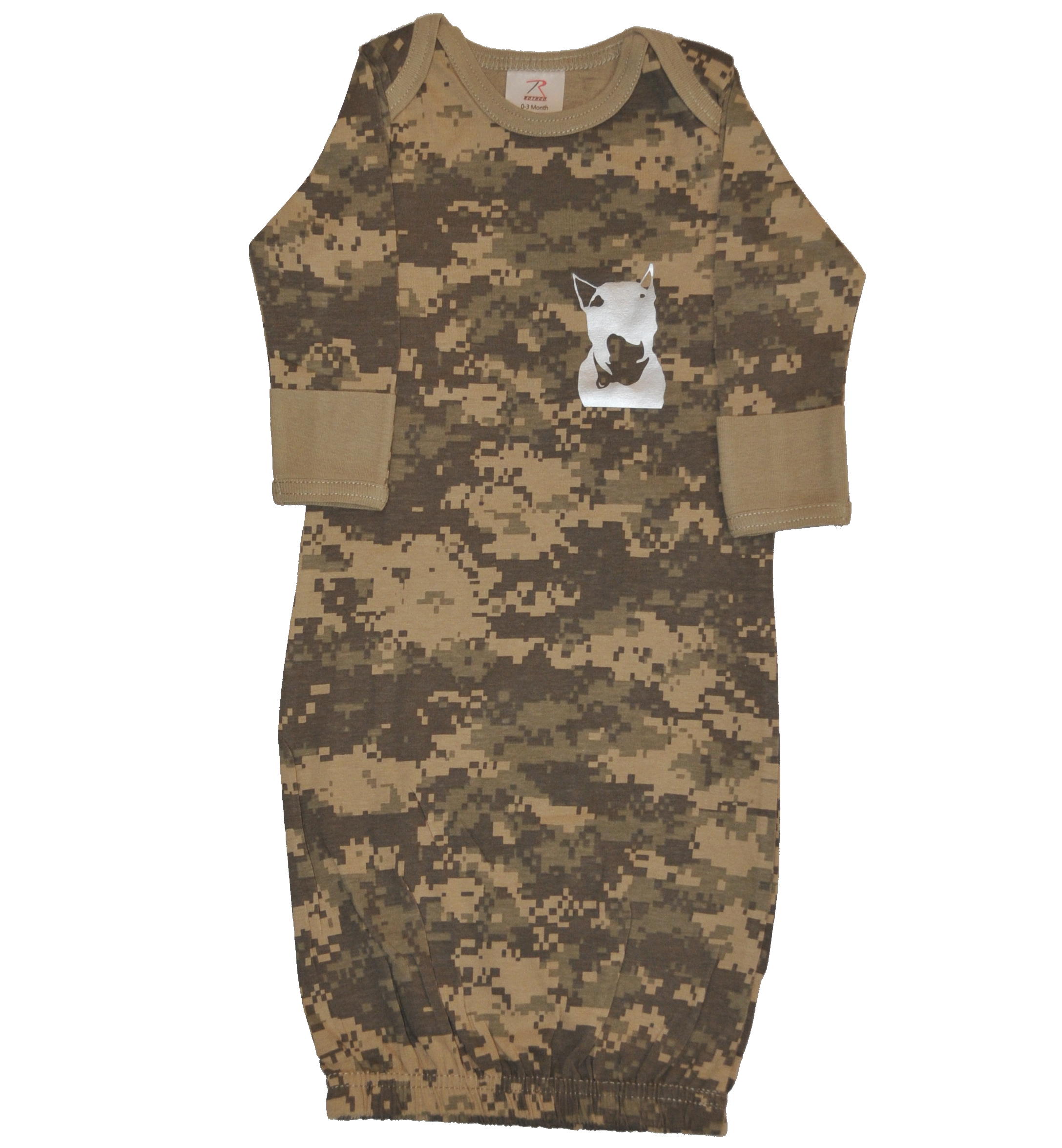 Rock the dog One Piece Sleeper -Grön Camo