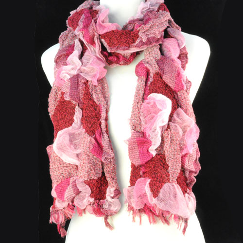 Scarf i moderiktig modell -Mixade färger