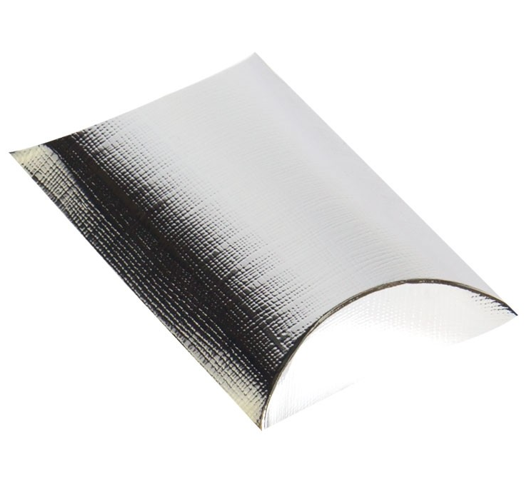 Presentkartong  Linnepräglad Silver
