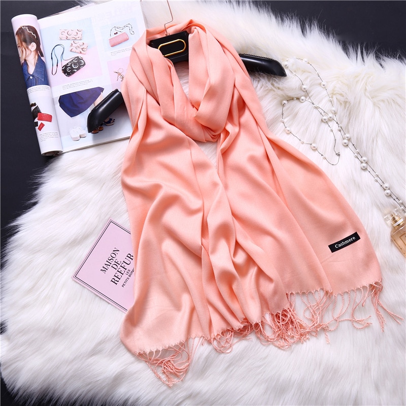 Cashmere Scarf   -Aprikos