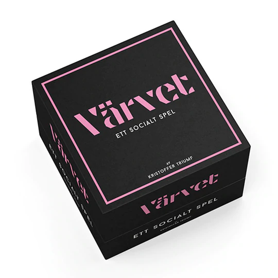 Värvet -Spel i liten bekväm ask
