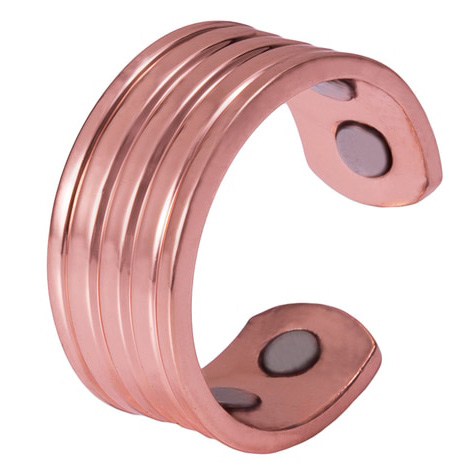 Ring i Koppar med Magneter