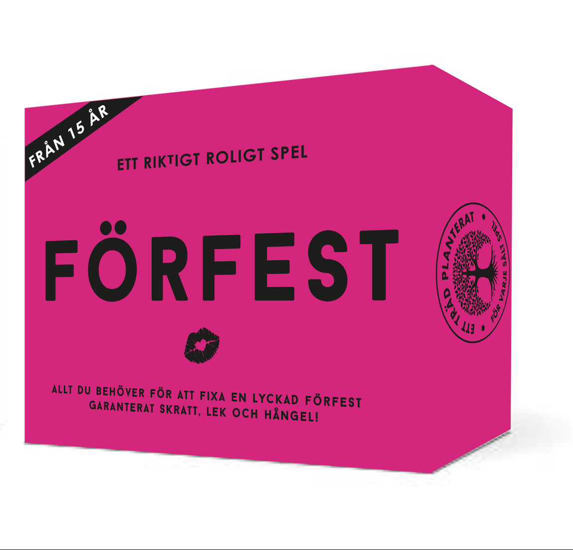 Förfest -Partyspel i liten bekväm ask
