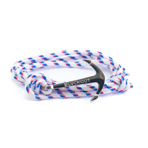 BLVACKOUT -Anchor Bracelet Tokyo  -Vit/Silver
