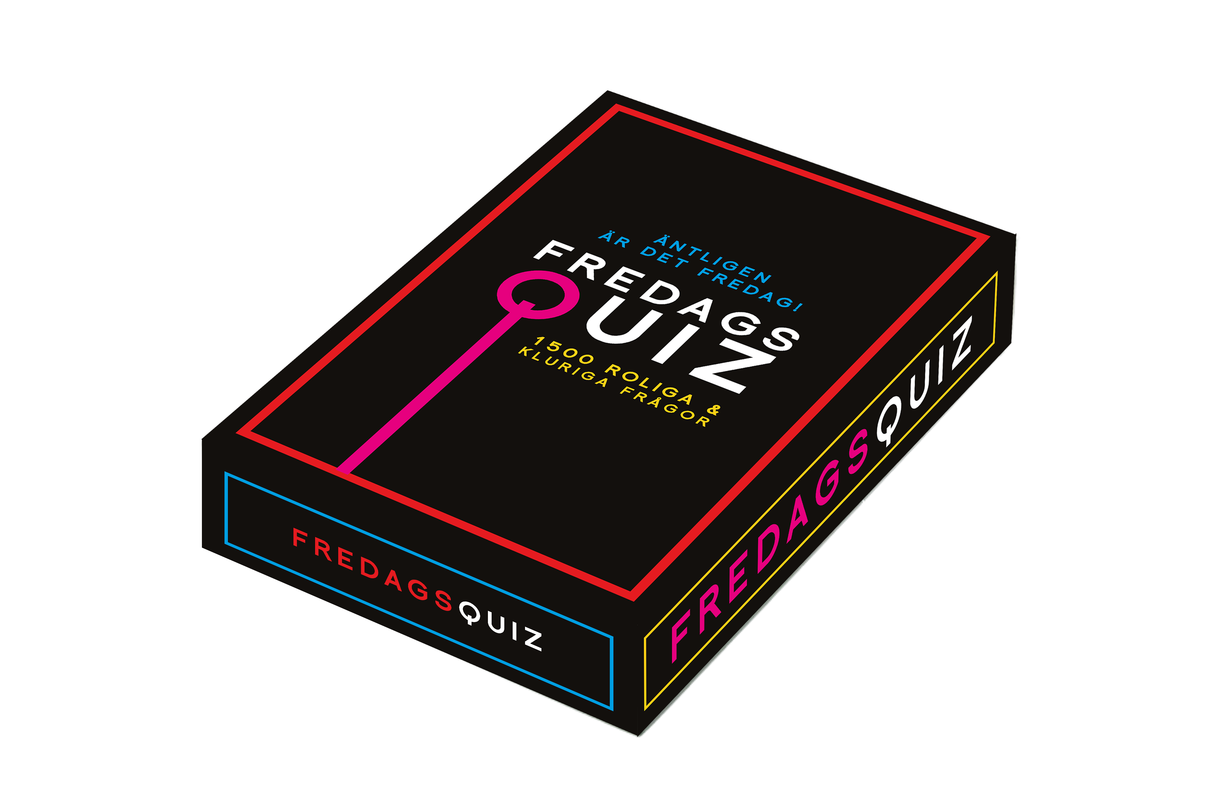 Fredagsquiz -Spel i liten bekväm ask