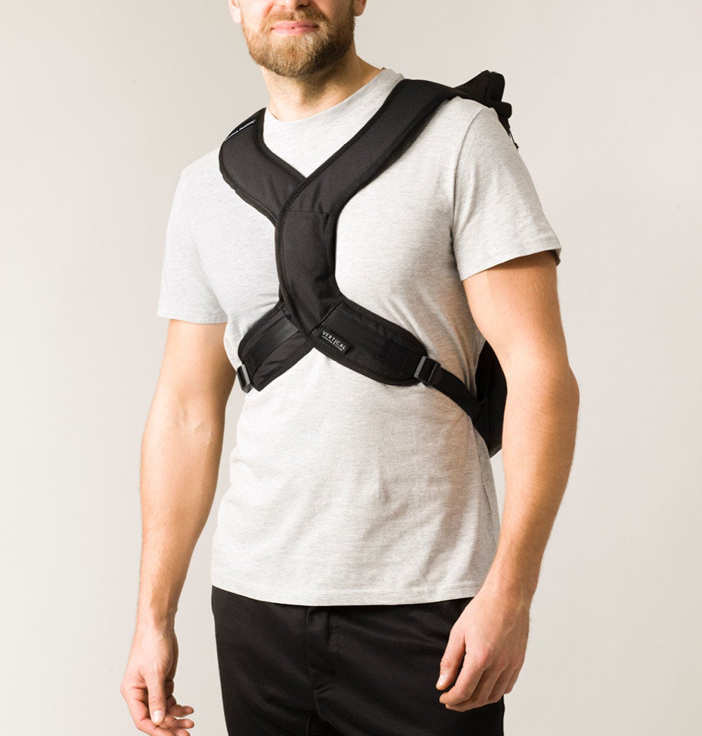 Vertical Ryggsäck med revolutionerande bärsystem