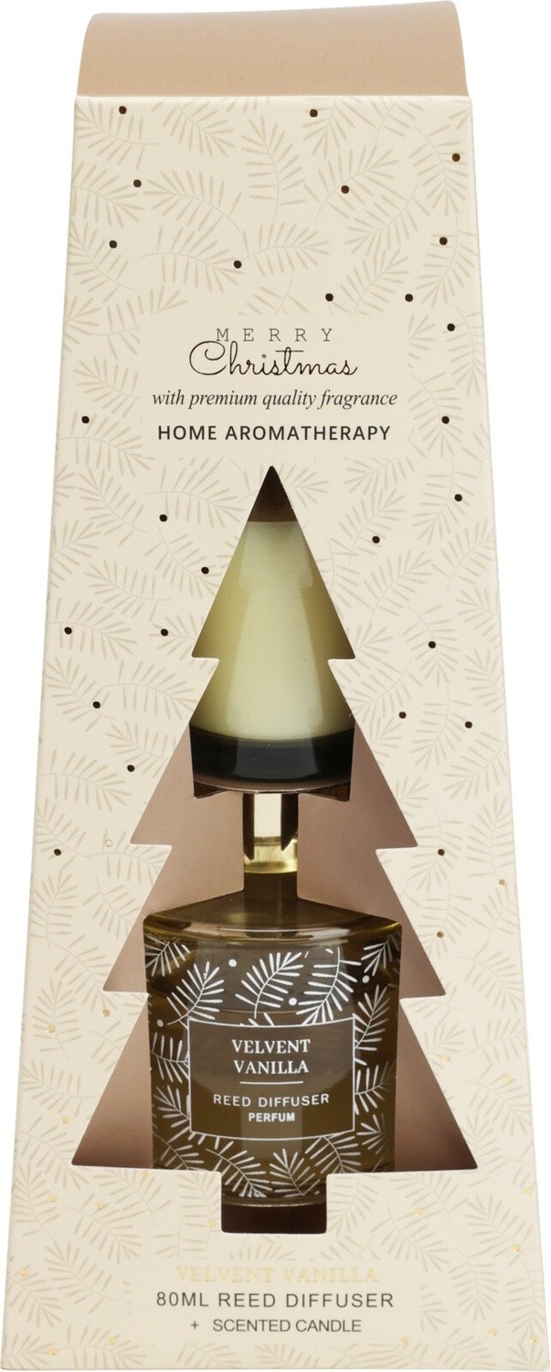 Aromaset Doftpinnar/Rumsdoft Doftljus Mistletoe Fir 80 ml