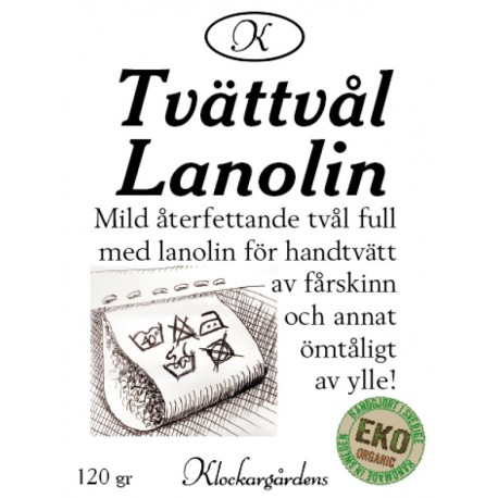 Tvättvål lanolin perfekt för att tvätta ull och ylle