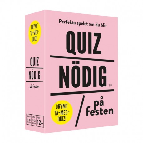 quiznödig på festen
