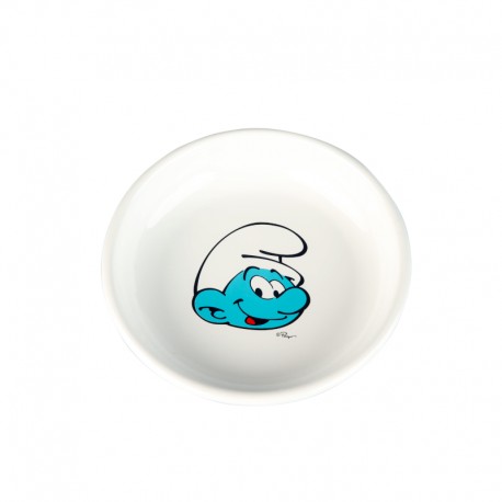 Emaljtallrik smurf 18 cm i diameter