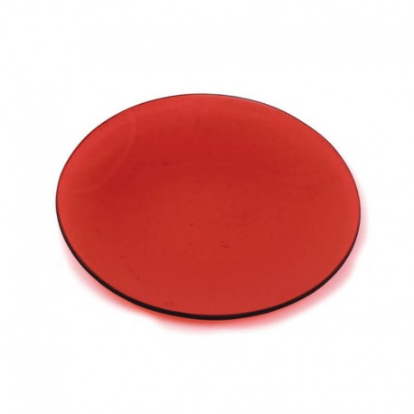 Rött ljusfat 15 cm