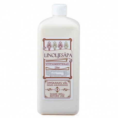 Linoljesåpa vit 1 liter