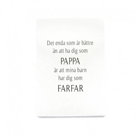 Trätavla pappa & farfar