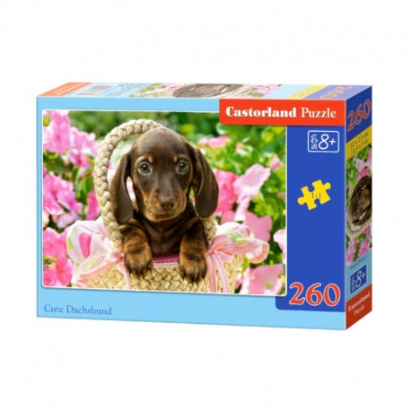 Pussel cute dachshund, 260 bitar