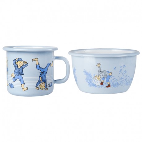 Set skål och mugg emil