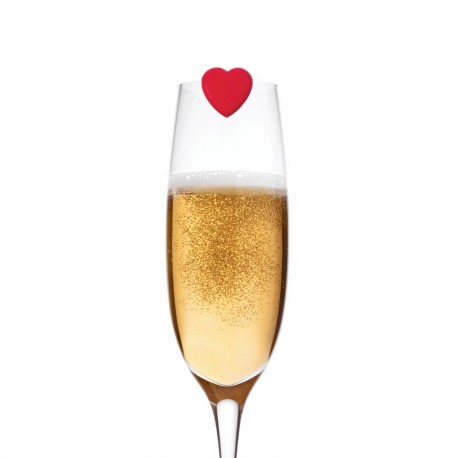Drink markers, love is in the glass, set med 6 st