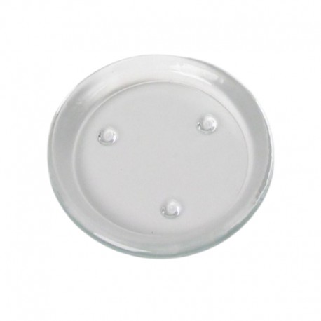 Ljusfat i klart glas 11 cm i diameter