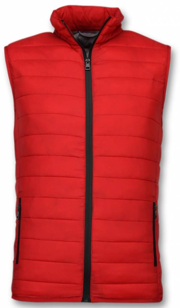 Herr Kroppsvärmer - Casual Body Warmer Röd