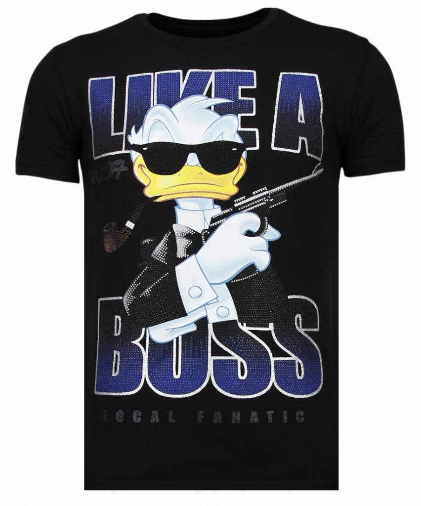 Like A Boss Duck - Herr T-Shirt Svart
