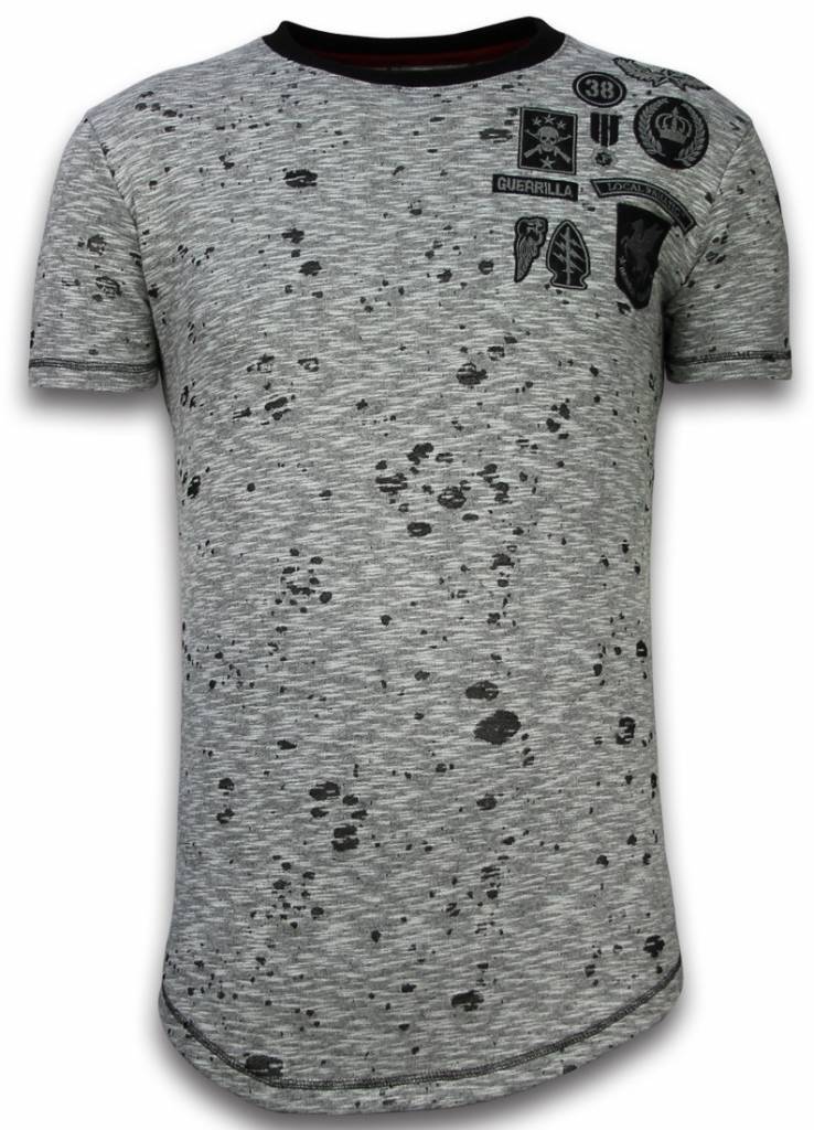 A Tröjor För Killar - Herr T-Shirt - LF-G - Grå