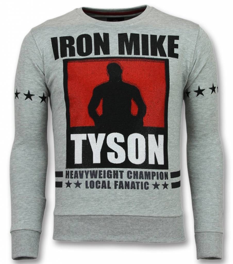 Mike Tyson Iron Sweater - Tjocktröja Herr Grå