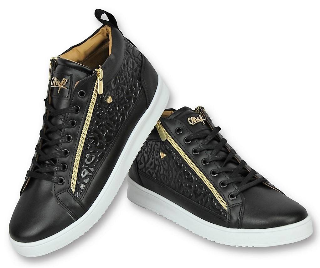 Cash Money - Märkesskor - Herr Sneakers Croc Black Gold Svart