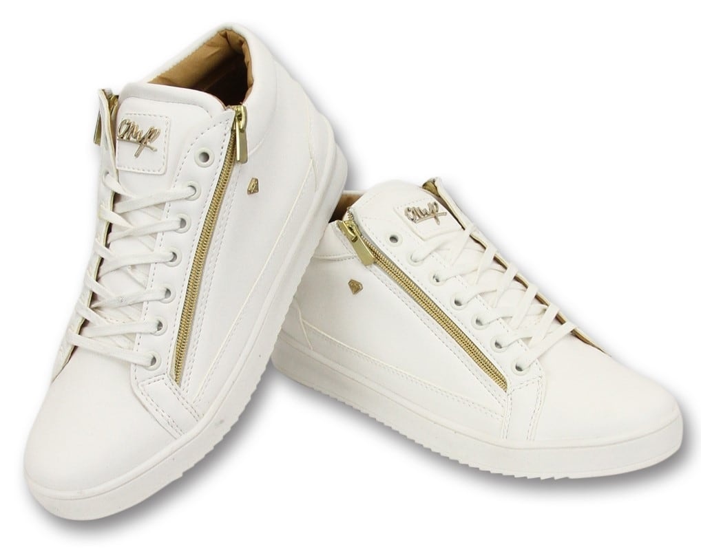 Cash Money - Män Sneaker - Bee Vitguld Vit