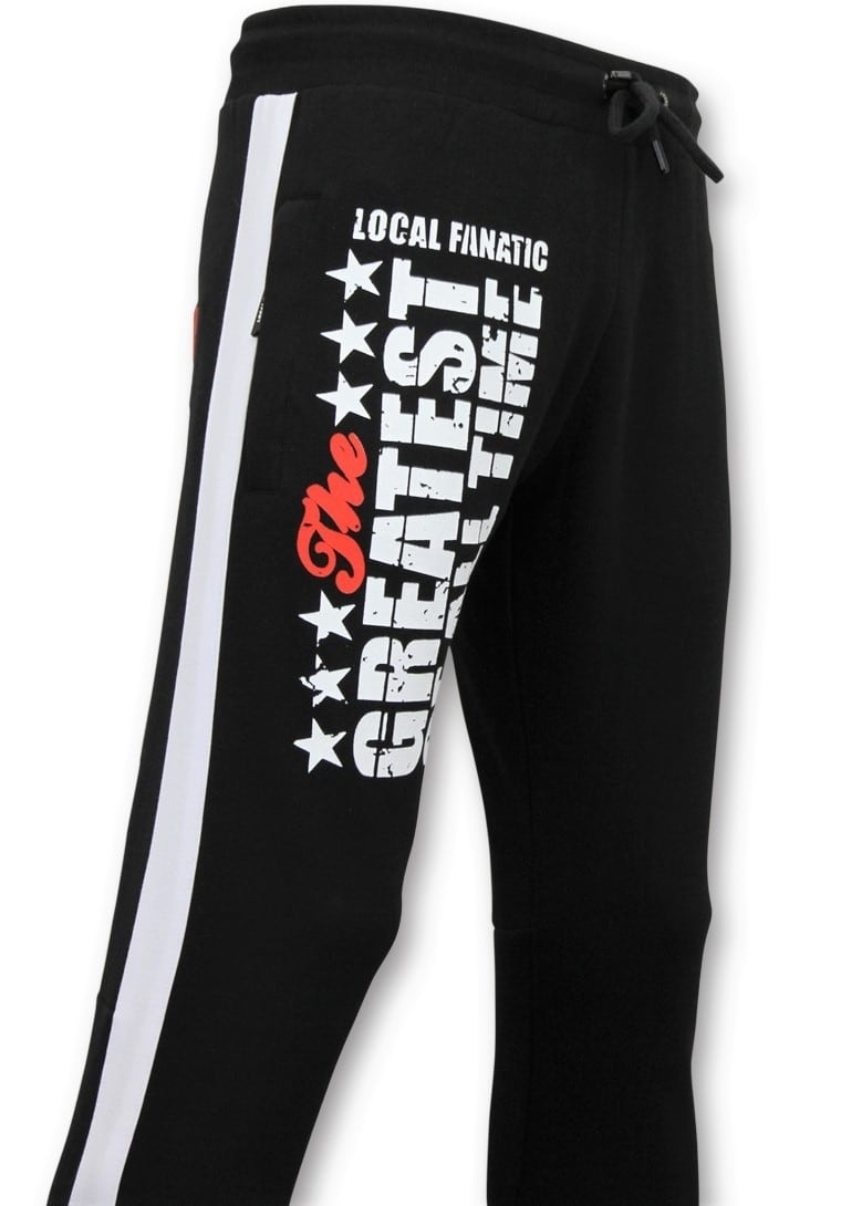 Sweat Pants Män - Muhammad Ali Training Pants - Svart