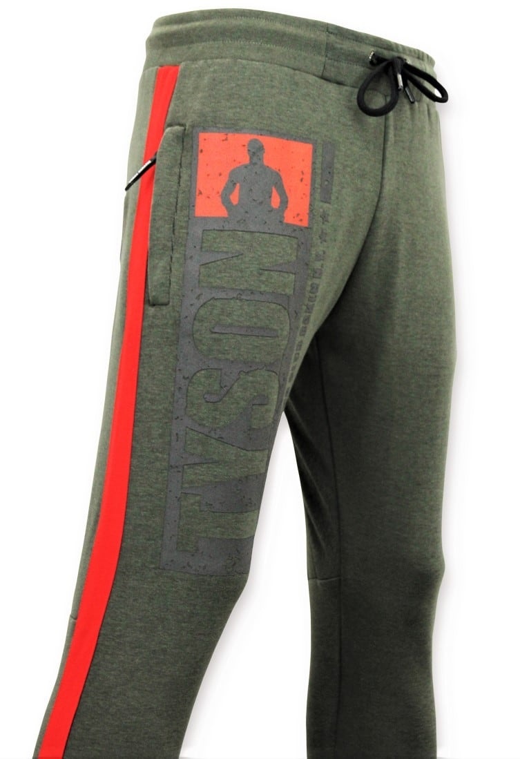 Sweat Pants Män - Mike Tyson Training Pants - Grön