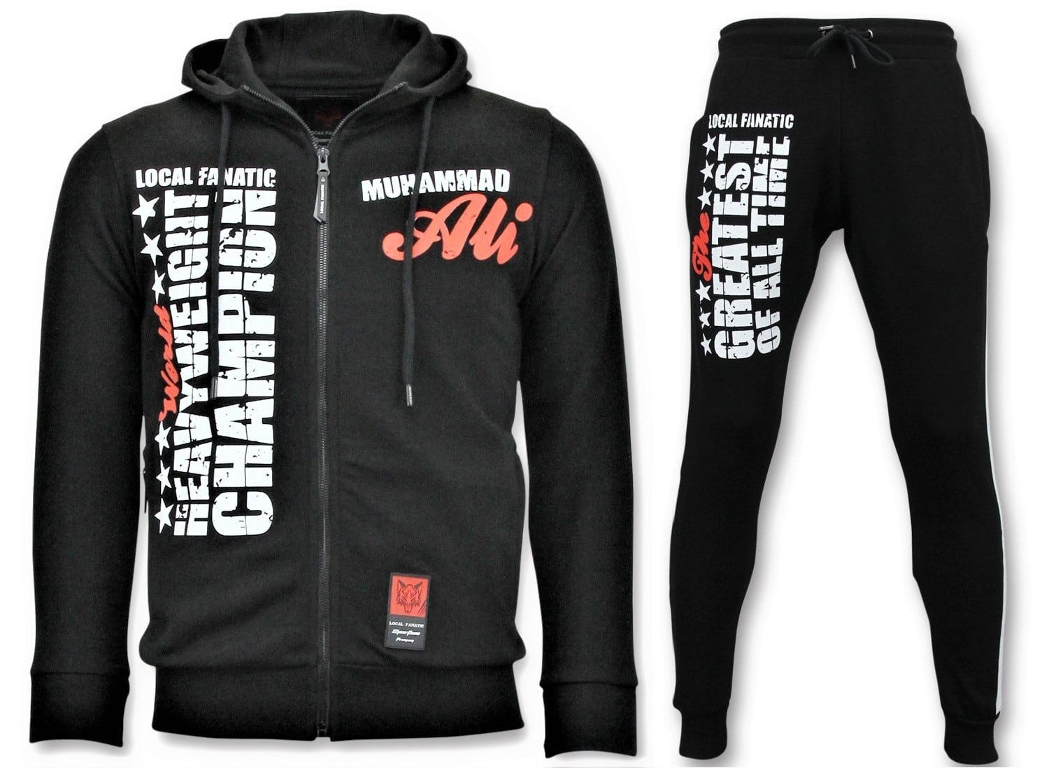 Män Jogging - Muhammad Ali Sport Kit - Svart