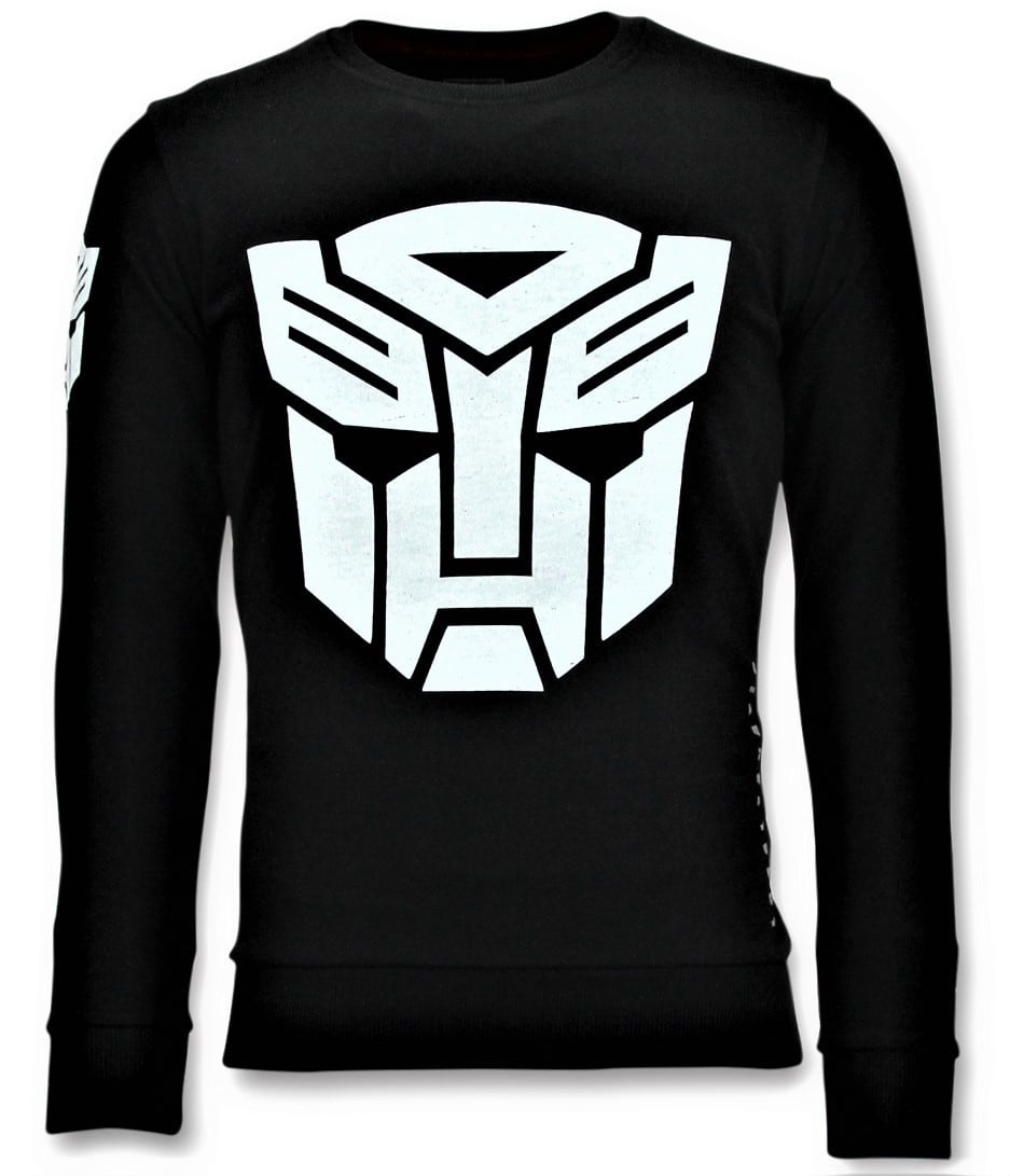 Herr - Transformers Print - Svart