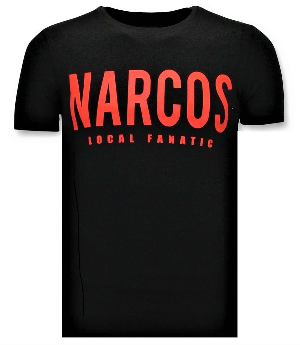 T-Shirt Män - Narcos Pablo Escobar - Svart