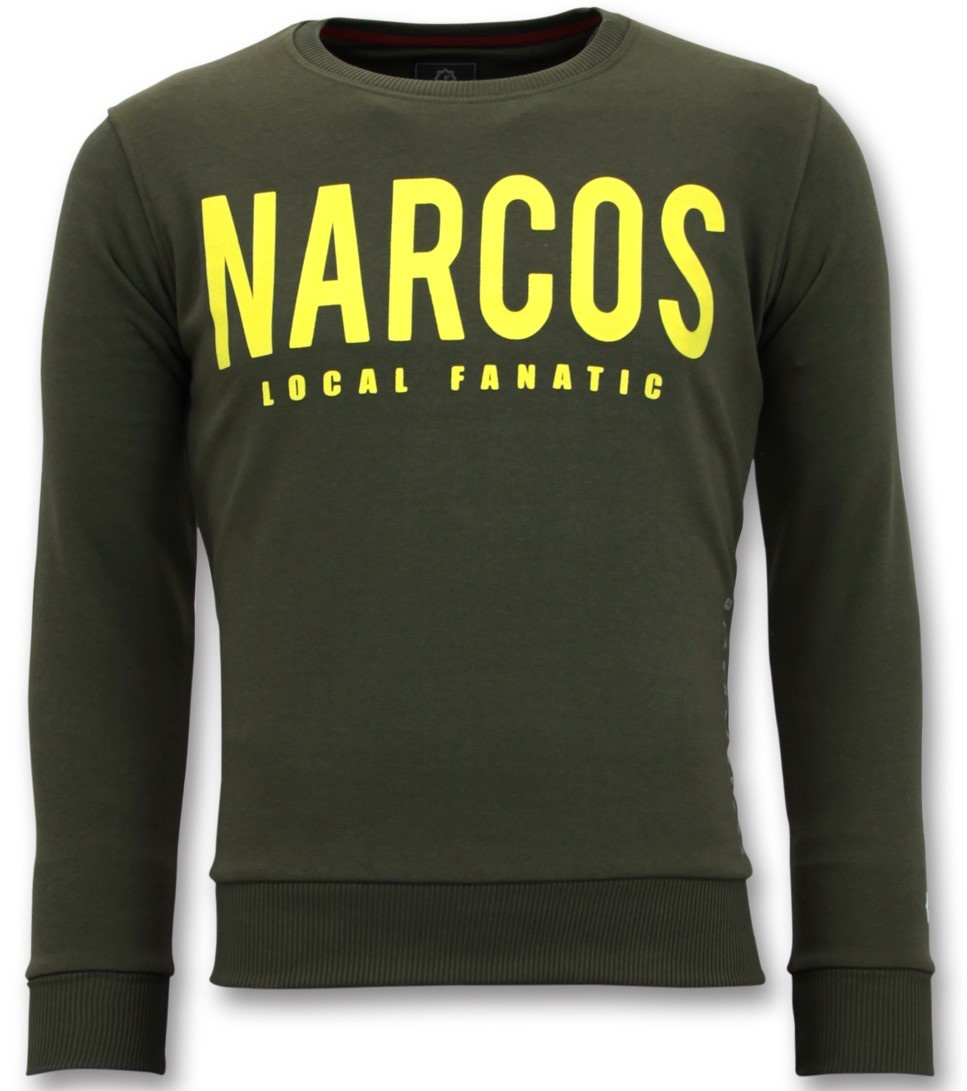 Män S - Narcos Tröja - Grön